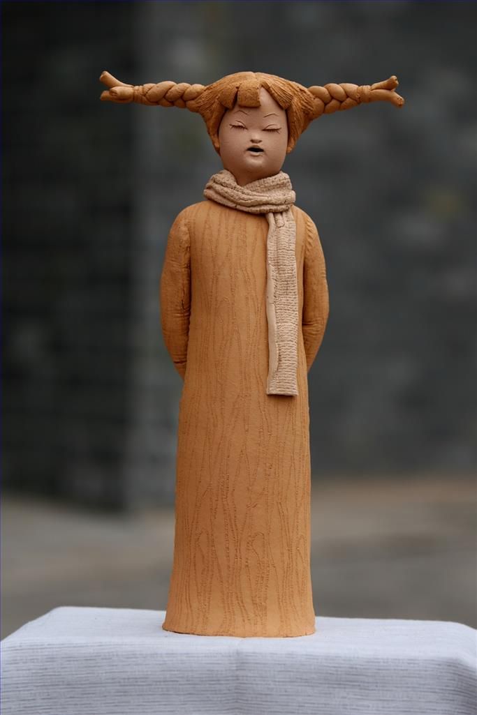 Xiao Xiaoqiu's Contemporary Sculpture - Daughter 2