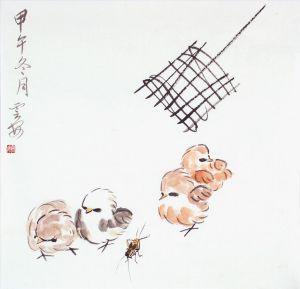 Contemporary Chinese Painting - Chicken
