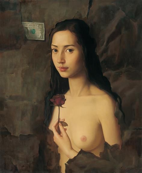 Xie Ye's Contemporary Oil Painting - In The Name of Rose