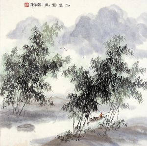 Contemporary Artwork by Xie Hui - Sichuan Scenery