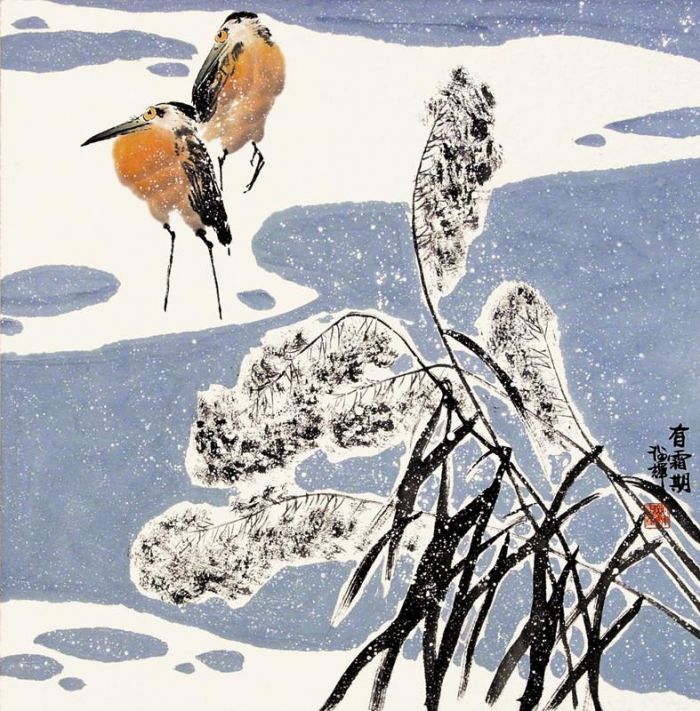Xie Hui's Contemporary Chinese Painting - Frost