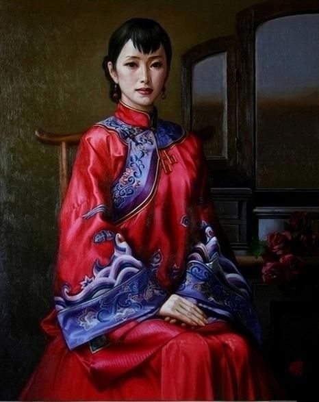 Xie Huifan's Contemporary Oil Painting - Beauty 3