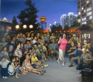 Contemporary Artwork by Xie Huifan - Song of Seaside City