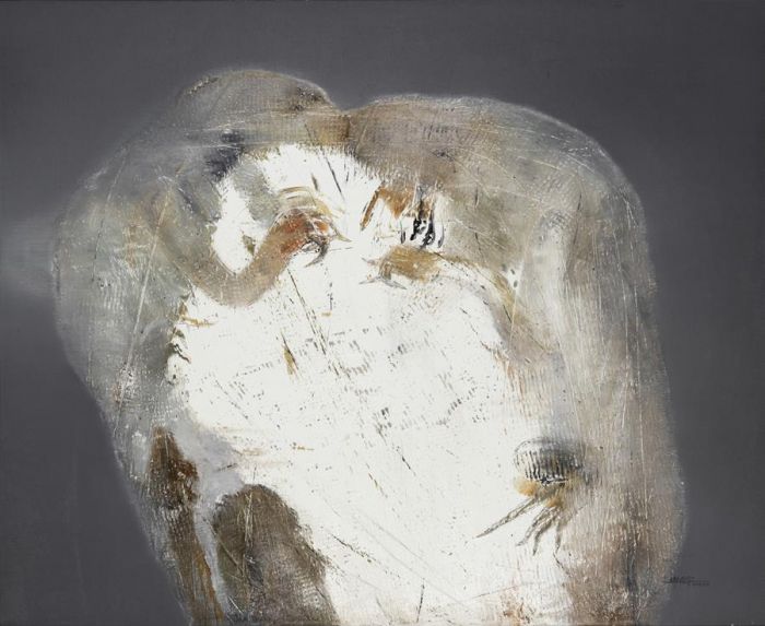 Xie Ke’an's Contemporary Oil Painting - Meet