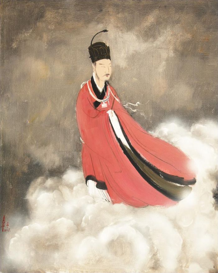 Xie Lantao's Contemporary Oil Painting - Jiuge The Lofty Spirit