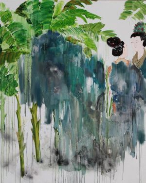 Contemporary Oil Painting - Quiet Garden