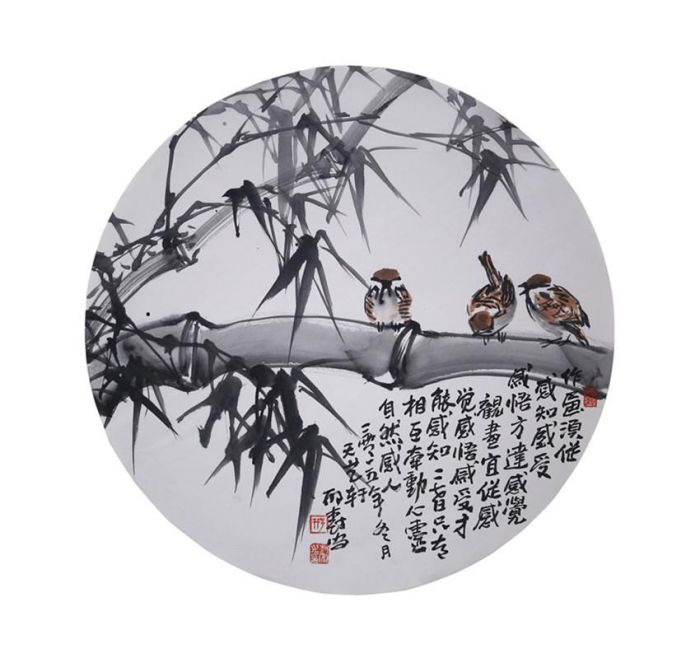 Xing Shu’an's Contemporary Chinese Painting - Painting of Flowers and Birds in Traditional Chinese Style 4