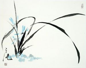 Contemporary Artwork by Xiong Zhichun - Painting of Flowers and Birds in Traditional Chinese Style 3