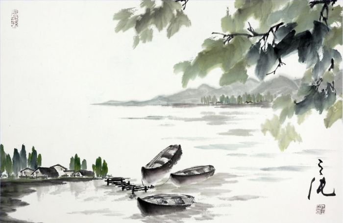 Xiong Zhichun's Contemporary Chinese Painting - Scenery 4