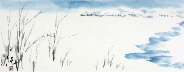 Xiong Zhichun's Contemporary Chinese Painting - Scenery