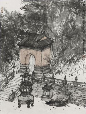 Contemporary Artwork by Xu Gang - Paint From Life in Wudang