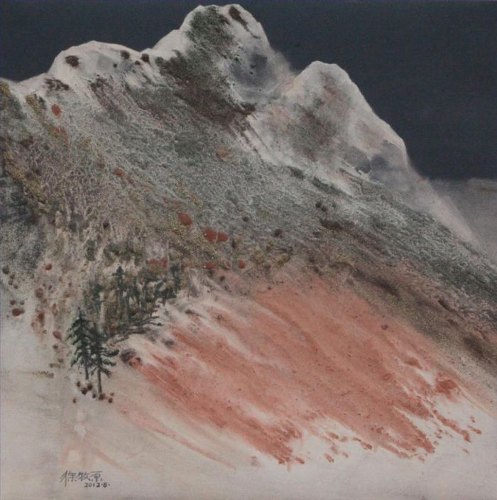 Xu Muyuan's Contemporary Various Paintings - Cold Mountain