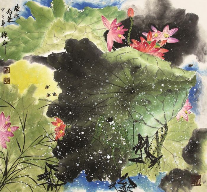 Xu Ping's Contemporary Chinese Painting - Flourishing
