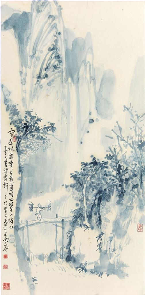 Xu Zisong's Contemporary Chinese Painting - Woodcutter