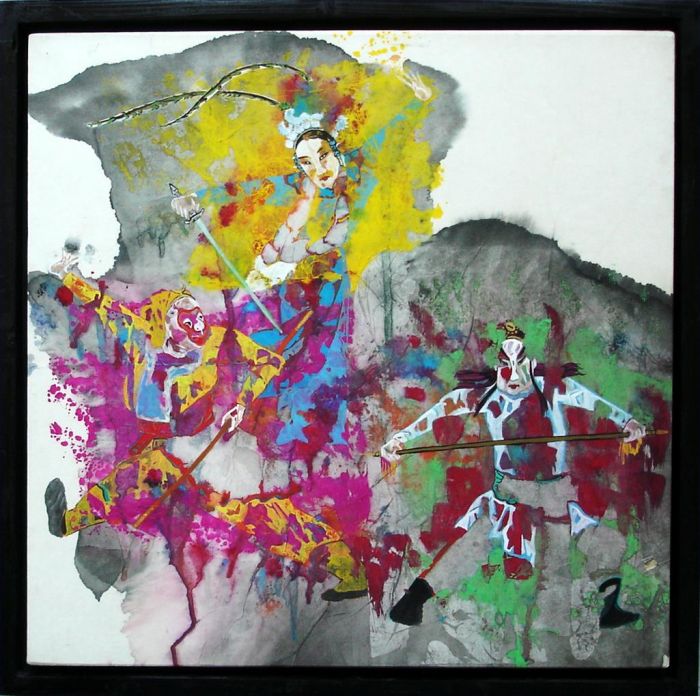Yan Haohao's Contemporary Various Paintings - Colour Opera Ink 4