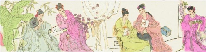 Yang Chunhua's Contemporary Chinese Painting - Full of Beauties 2