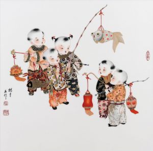 Contemporary Artwork by Yang Liying - Lantern Festival