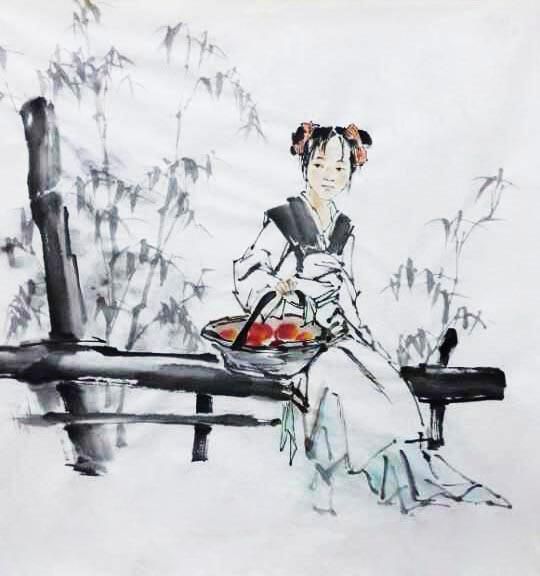 Yang Pan's Contemporary Chinese Painting - The Voice of Bamboo
