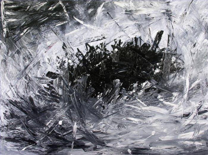 Yang Sushan's Contemporary Oil Painting - Out of The Depth of Misfortune Comes Bliss