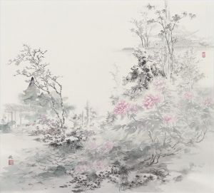 Contemporary Artwork by Yao Yuan - Garden Series Scenery in Shaohua