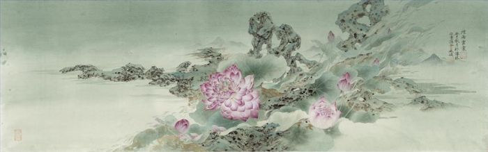 Yao Yuan's Contemporary Chinese Painting - Misty Rain