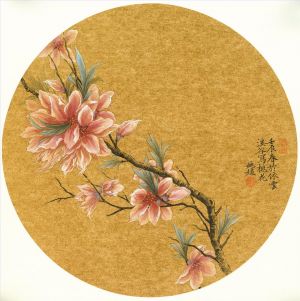 Contemporary Artwork by Yao Yuan - Peach Blossom