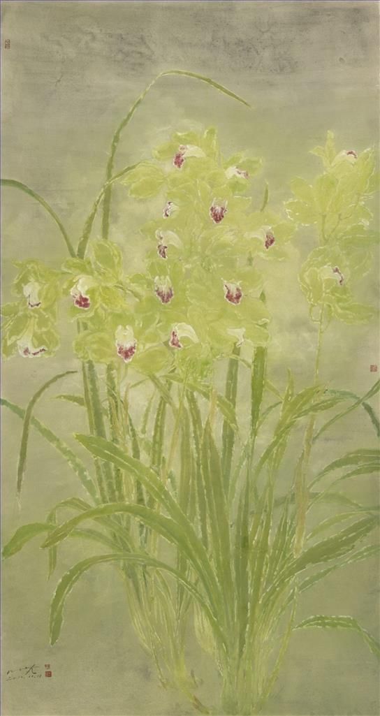 Ye Fan's Contemporary Chinese Painting - Fragrance Gone With The Wind
