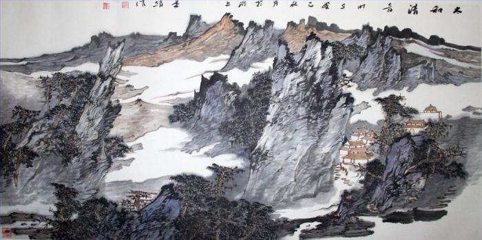 Ye Jing's Contemporary Chinese Painting - Supreme Harmony