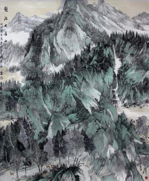 Contemporary Artwork by Ye Jing - To The Green Mountain