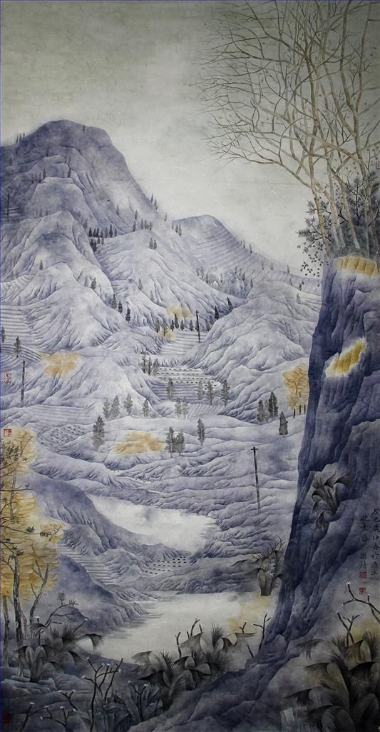 Ye Jing's Contemporary Chinese Painting - Will Spring be Far Behind
