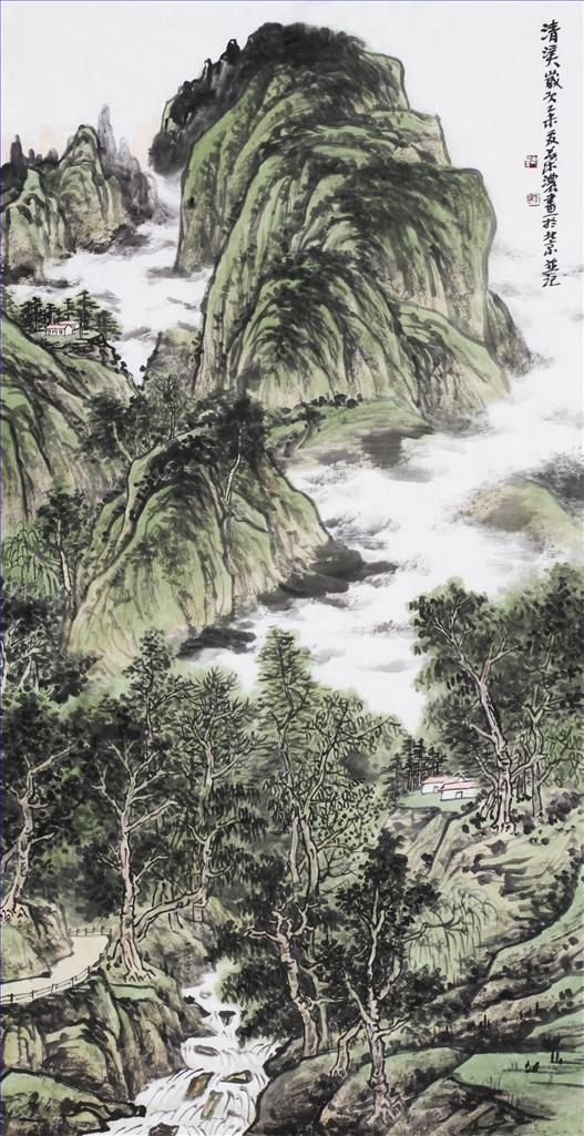 Ye Nong's Contemporary Chinese Painting - Clean Stream