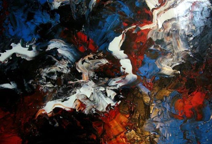 Ye Nong's Contemporary Oil Painting - Abstract 2