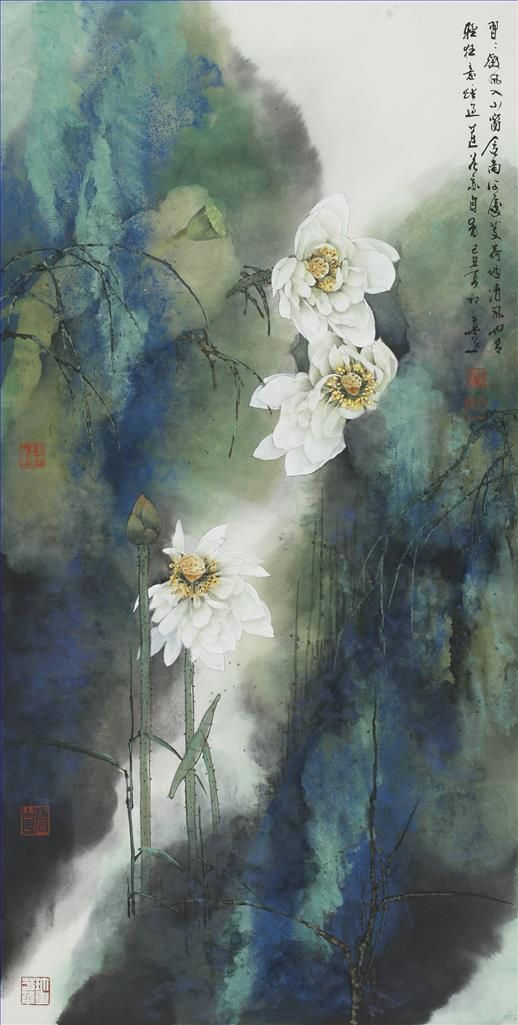 Ye Quan's Contemporary Chinese Painting - Frivolous Breeze