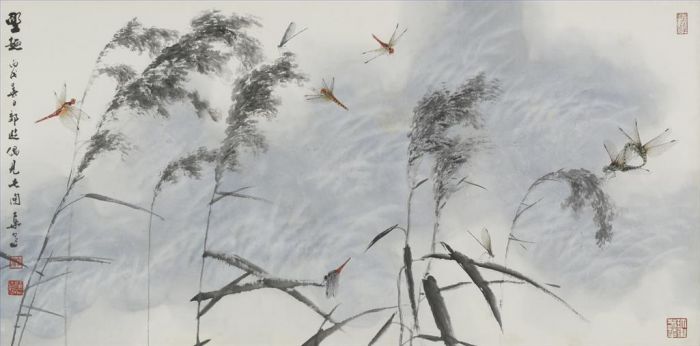 Ye Quan's Contemporary Chinese Painting - Have Fun in The Wildness