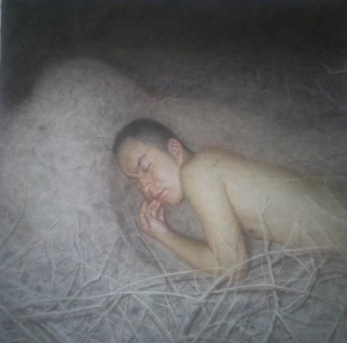Yu Jiebin's Contemporary Oil Painting - I Dreamed About Our Past