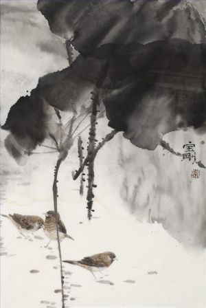 Contemporary Chinese Painting - Have Fun Bird 2