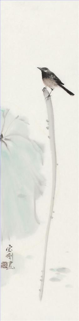 Contemporary Chinese Painting - On The Branch