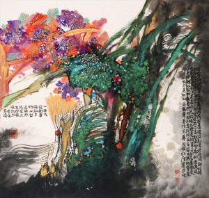 Contemporary Artwork by Zhang Beiyun - Flowers and Plants 3