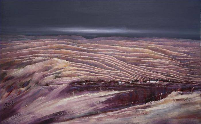 Zhang Changgui's Contemporary Oil Painting - Memory of The Landscape