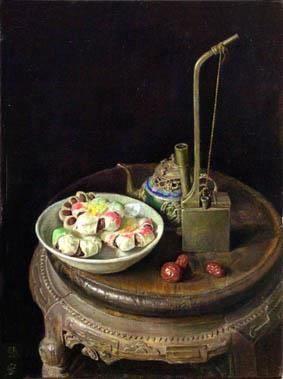 Zhang Hong's Contemporary Oil Painting - Dessert