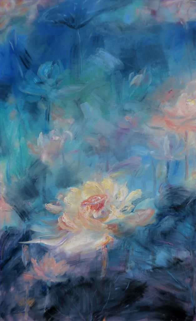 Zhang Lihua's Contemporary Oil Painting - Blue Dream