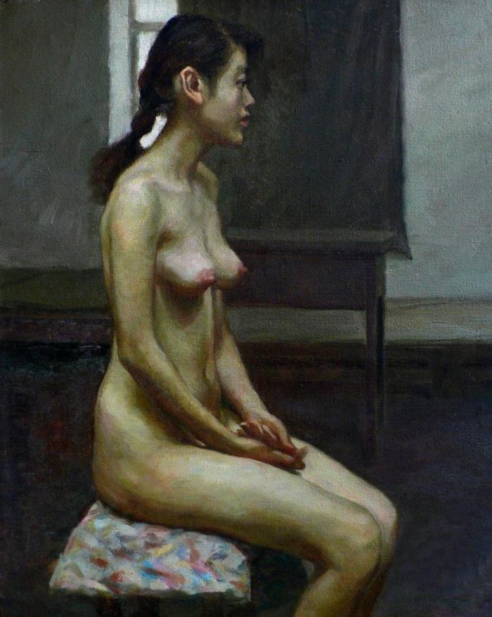 Zhang Lihua's Contemporary Oil Painting - Nude