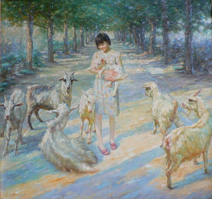 Zhang Lihua's Contemporary Oil Painting - The Charm of Homeland