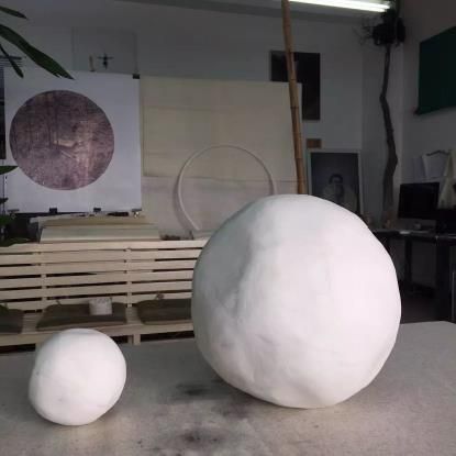 Zhang Meng's Contemporary Sculpture - Snow Pellet