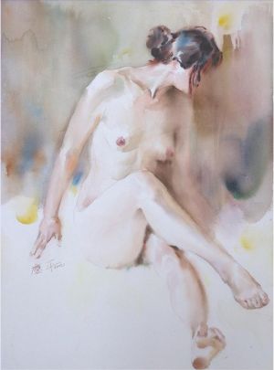 Contemporary Artwork by Zhang Qingping - Nude 2