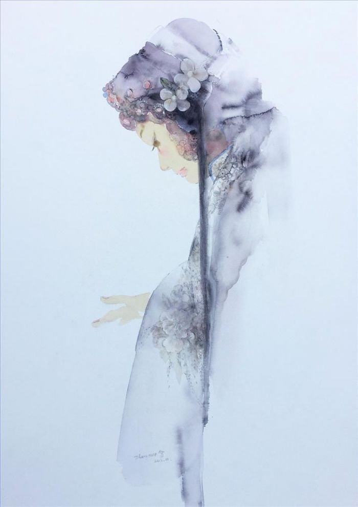 Zhang Xue's Contemporary Various Paintings - Quiet