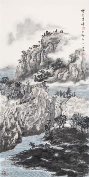 Contemporary Artwork by Zhang Yixin - Auspicious Clouds