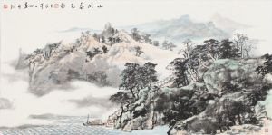Contemporary Artwork by Zhang Yixin - Spring in The Mountain Area 2