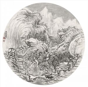 Contemporary Chinese Painting - Heavy Snow in The Winter Forest