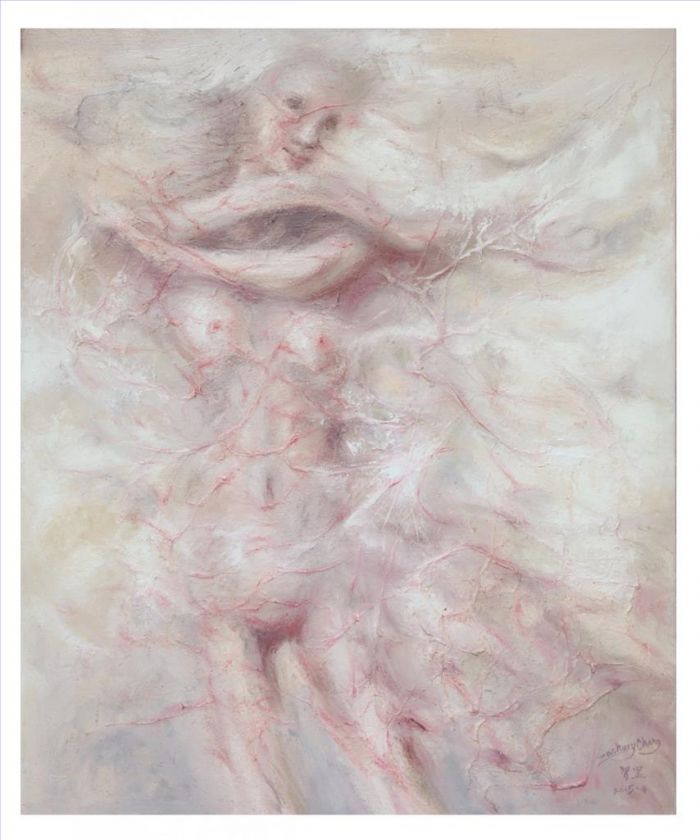 Zachary Chang's Contemporary Various Paintings - Scattering Female Body